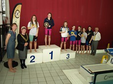 Event 44 - Girls 100m Freestyle Finalists